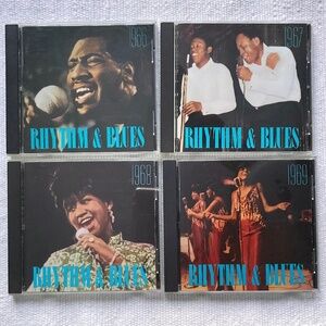 4 Double Length Time Life RHYTHM & BLUES CD Set
